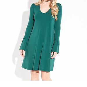 Karen Kane Teal Long Sleeve Dress